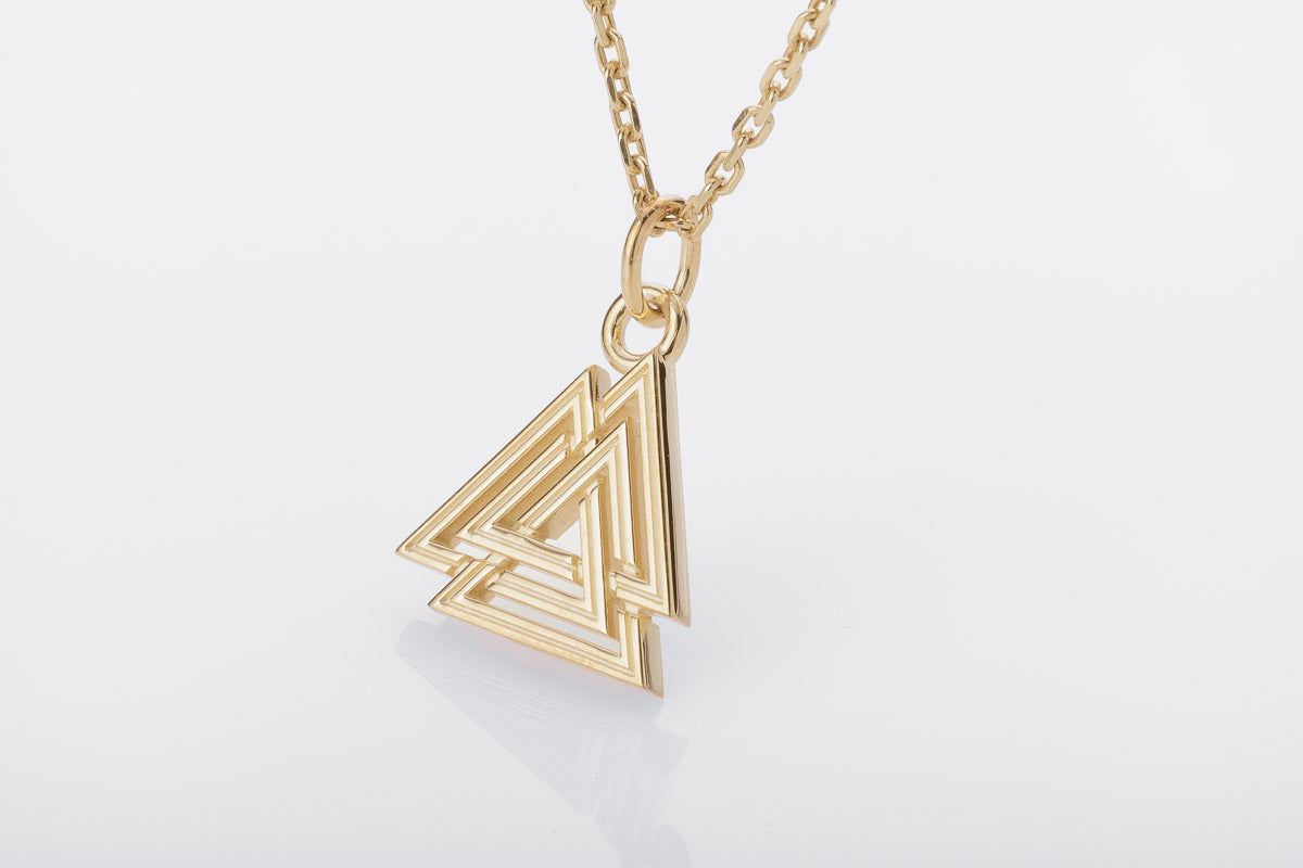 Pendentif Valknut Miniature — Argent 925