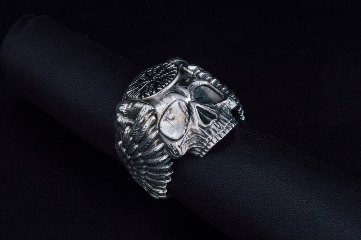 Bague Odin et Vegvisir — Argent 925