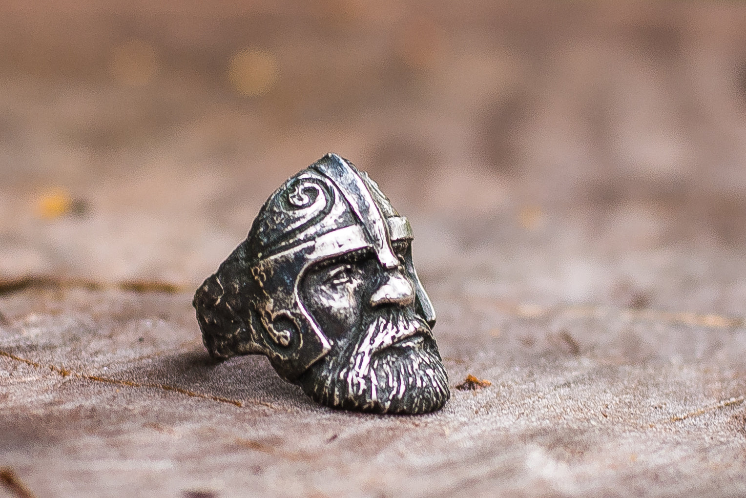 Bague Dieux Vikings Bjorn — Argent 925
