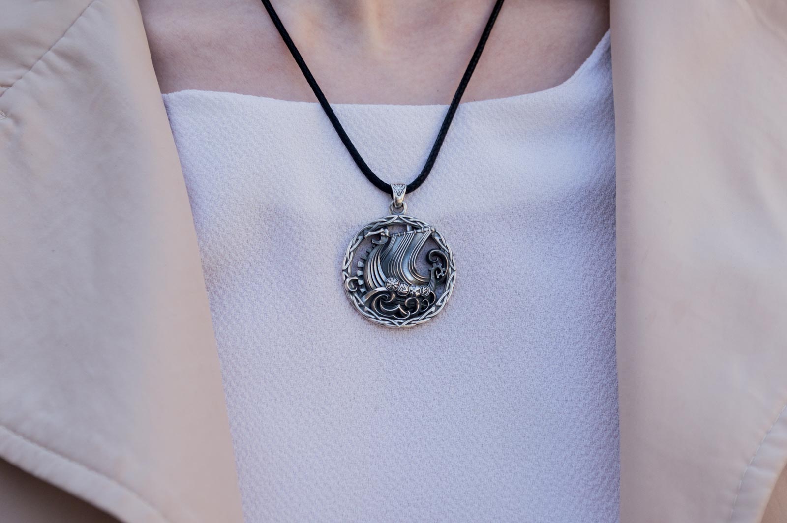 Pendentif Viking Gunnar — Argent 925