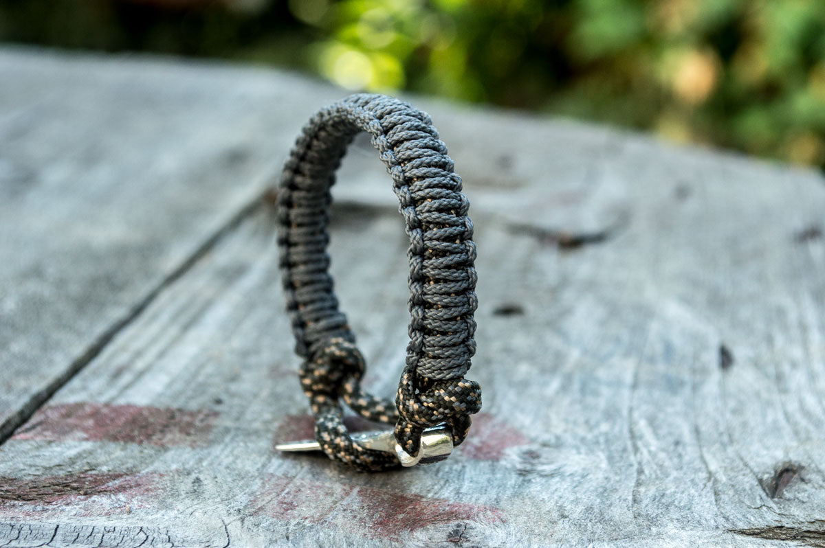 Bracelet Paracorde Hache Viking Ivar — Argent 925