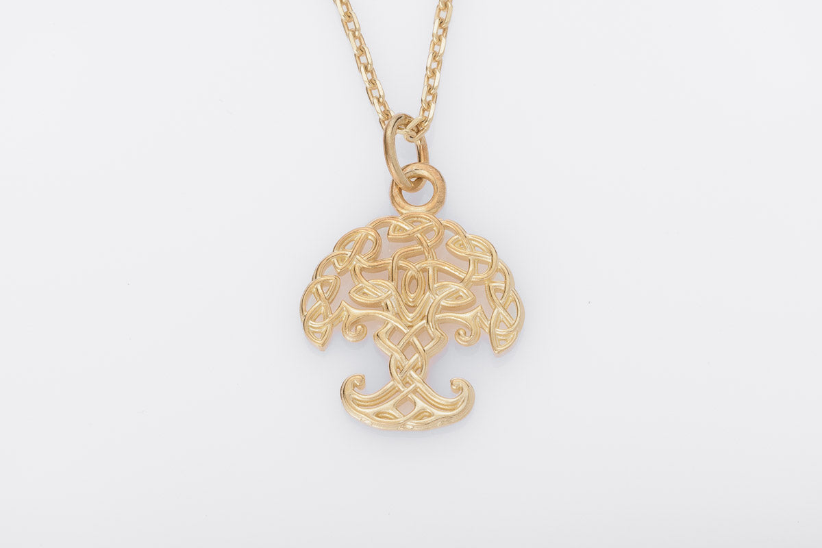 Pendentif Arbre de Vie et Yggdrasil — Argent 925