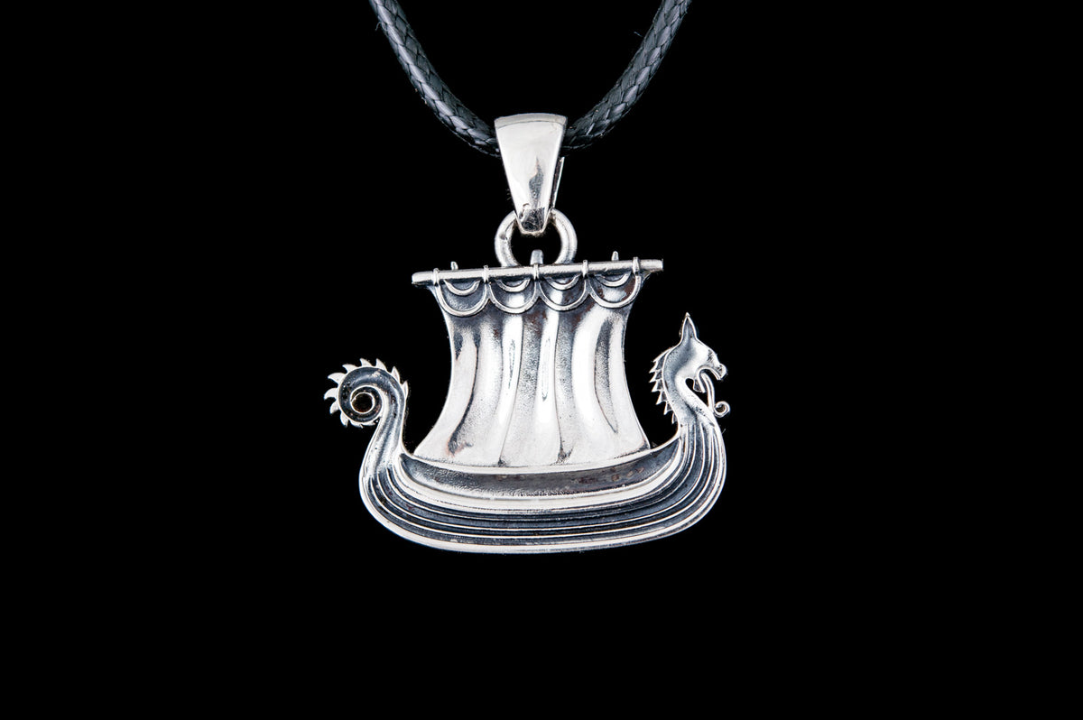 Pendentif Drakkar Bjorn — Argent 925