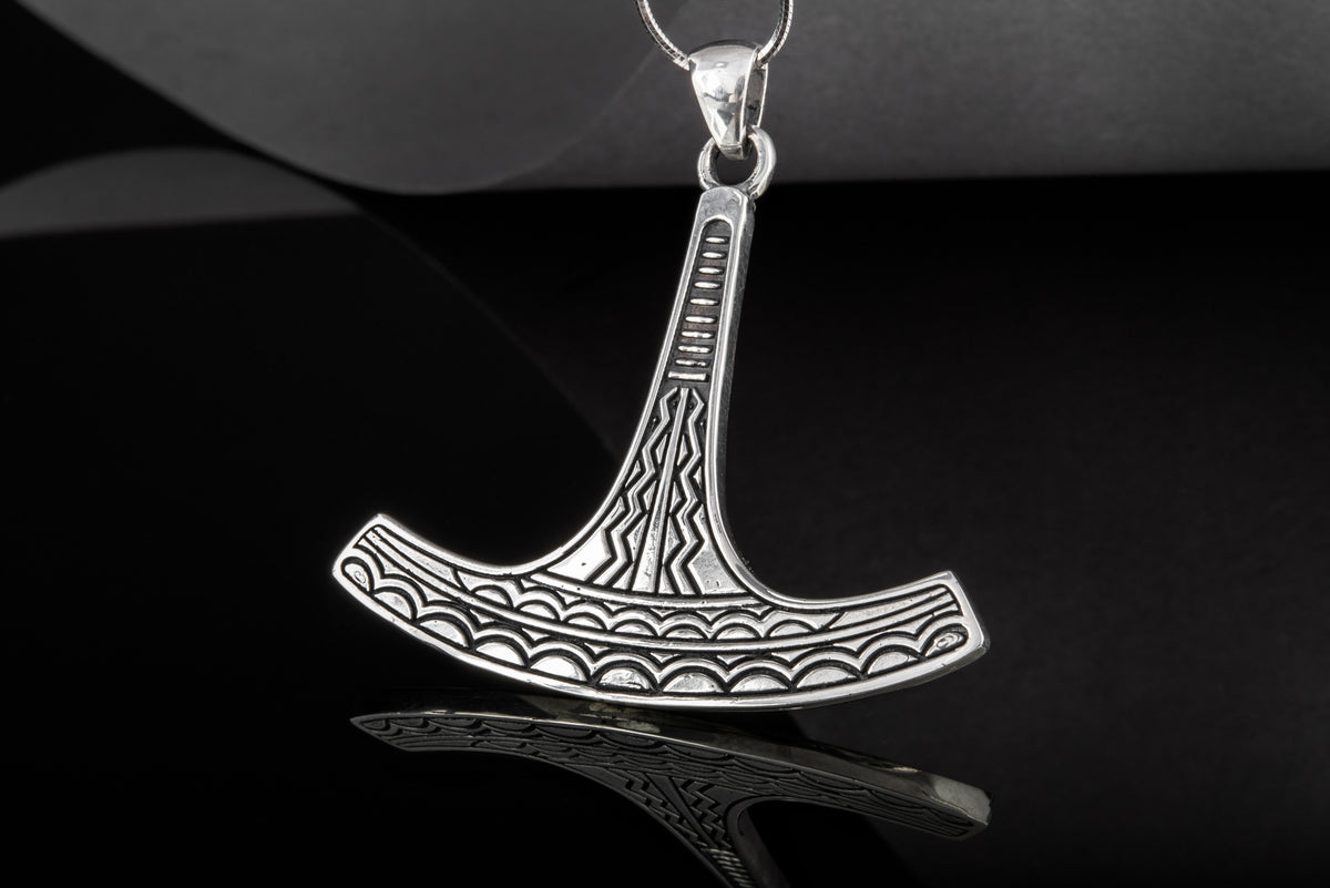 Pendentif Marteau de Thor et Mjölnir Sigrid — Argent 925