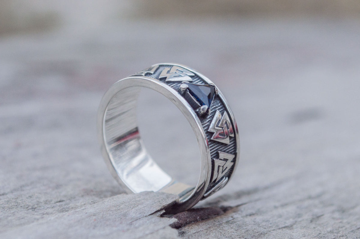 Bague Anneau Viking Bjorn — Argent 925