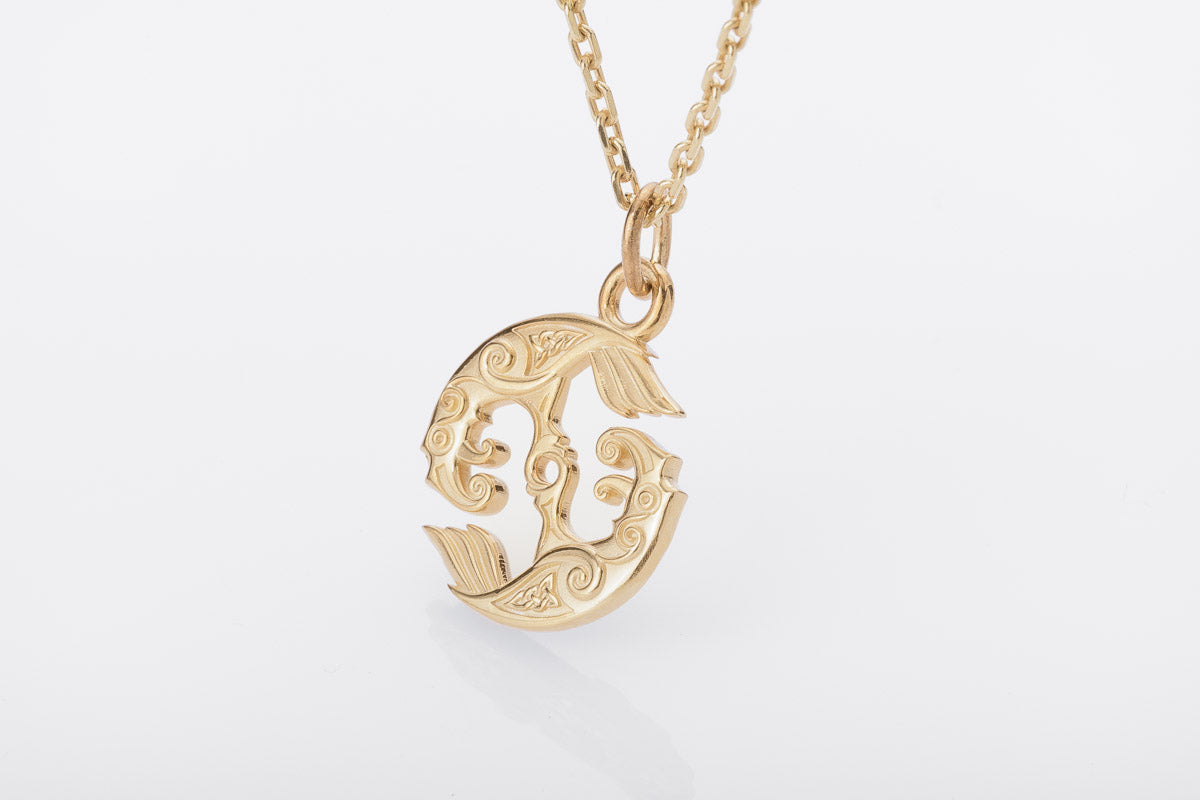 Pendentif Odin et Corbeaux — Argent 925