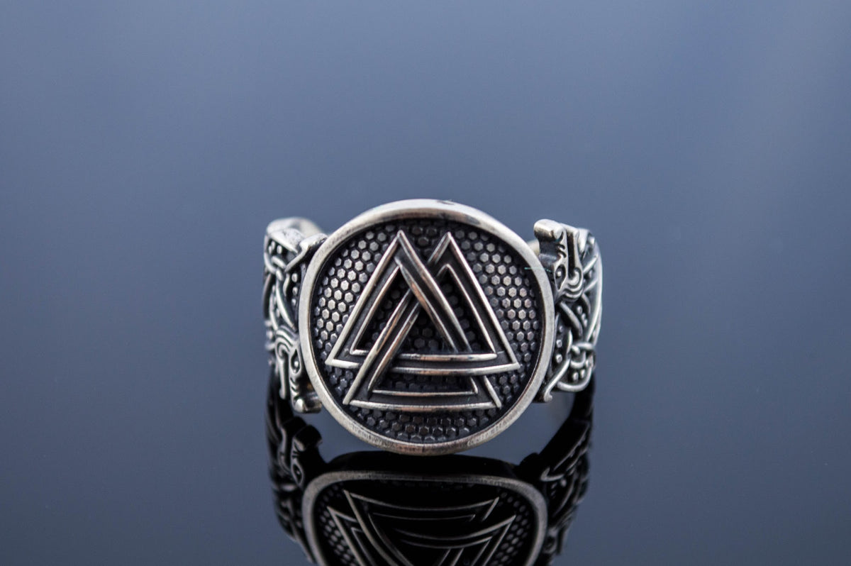 Bague Chevalière Viking Leif — Argent 925