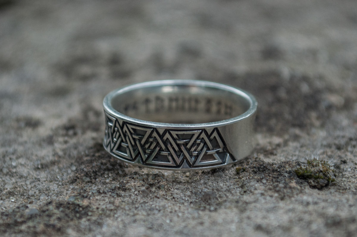 Bague Valknut Bjorn — Argent 925
