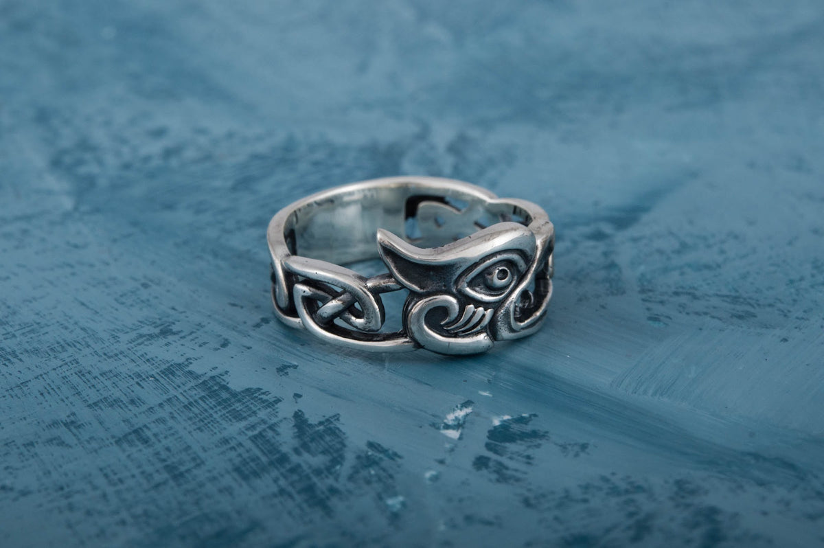 Bague Fenrir et Ornement — Argent 925