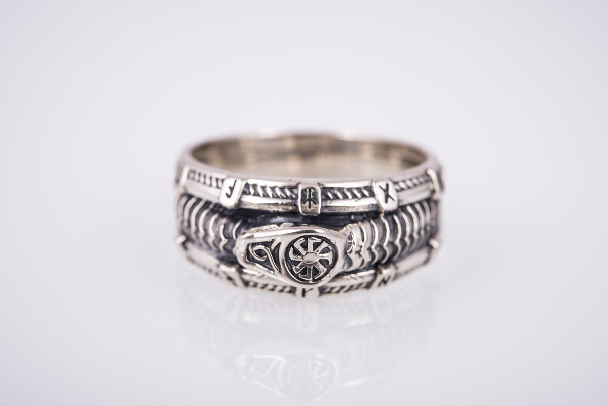 Bague Anneau Viking Gudrun — Argent 925