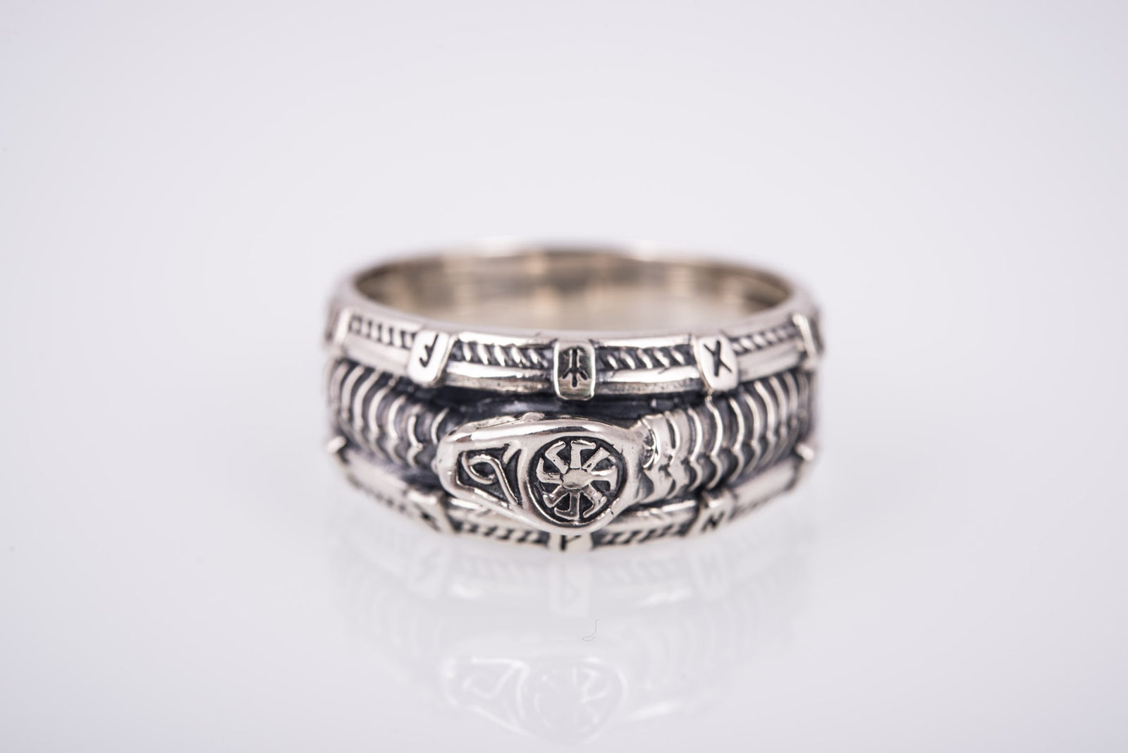 Bague Anneau Viking Gudrun — Argent 925