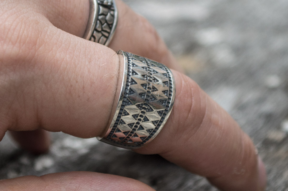 Bague Anneau Viking Erik — Argent 925