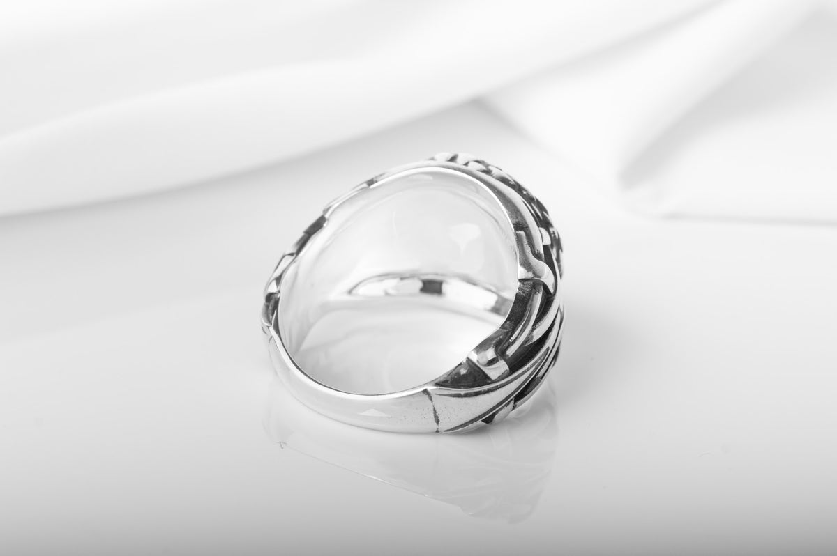 Bague Chevalière Viking Rollon — Argent 925
