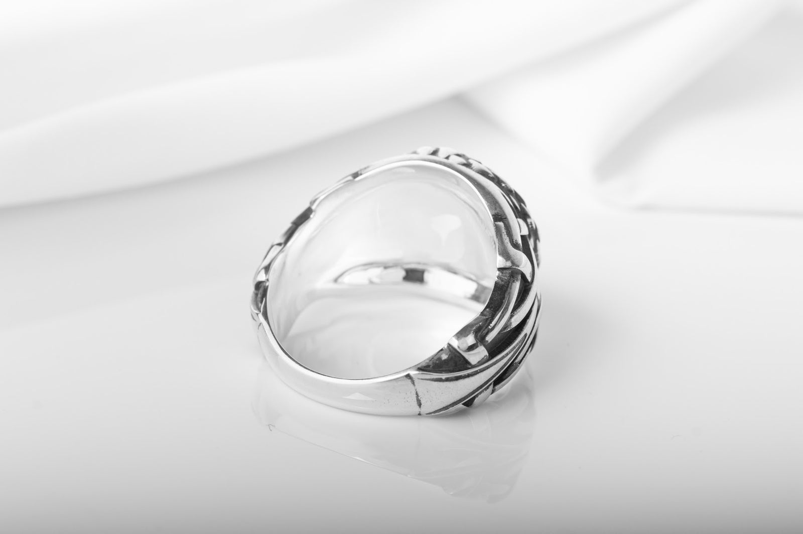 Bague Chevalière Viking Rollon — Argent 925