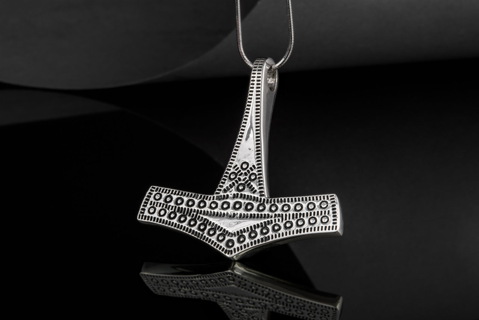 Pendentif Marteau de Thor et Mjölnir Alva — Argent 925
