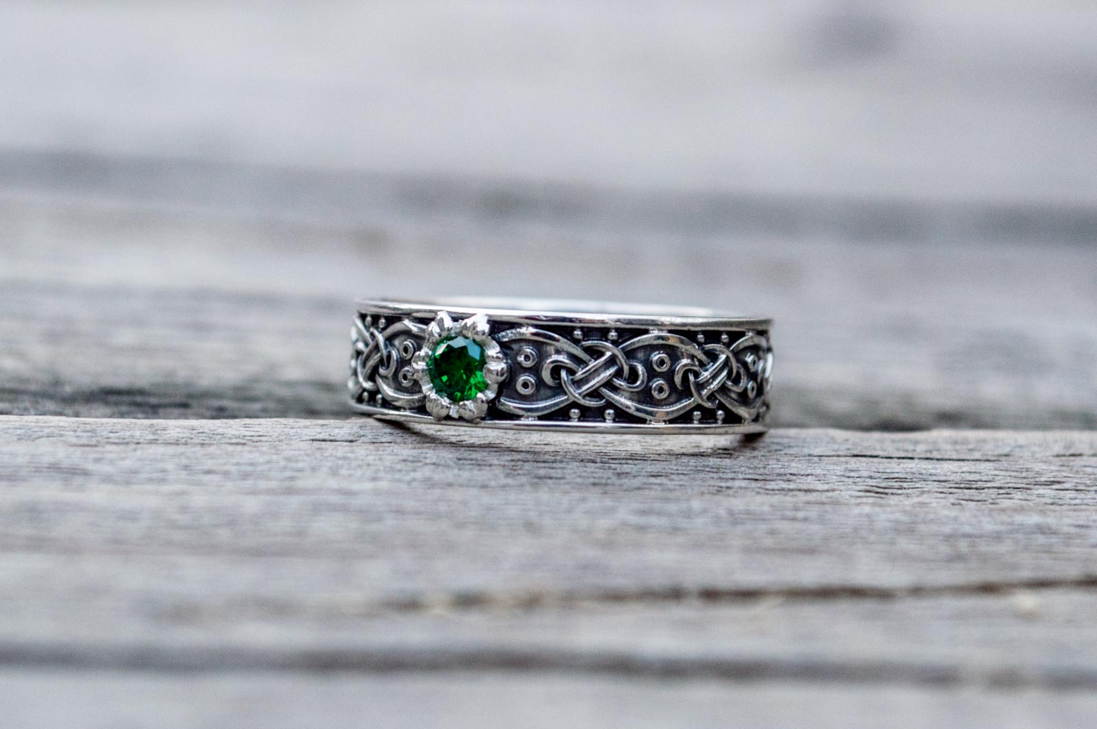 Bague Anneau Viking Leif — Argent 925