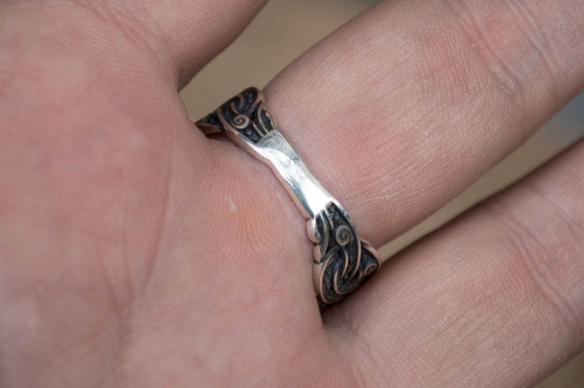 Bague Chevalière Viking Erik — Argent 925