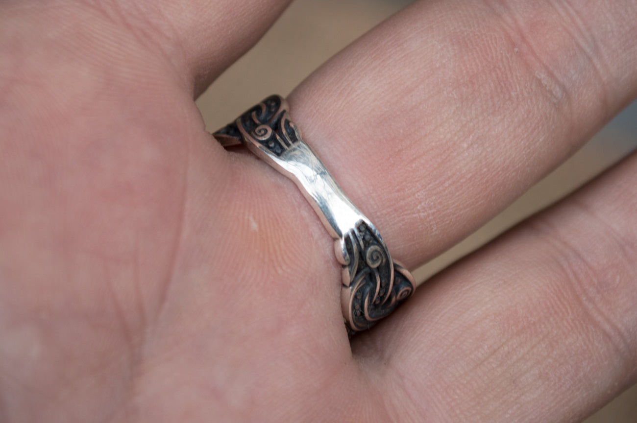 Bague Chevalière Viking Erik — Argent 925