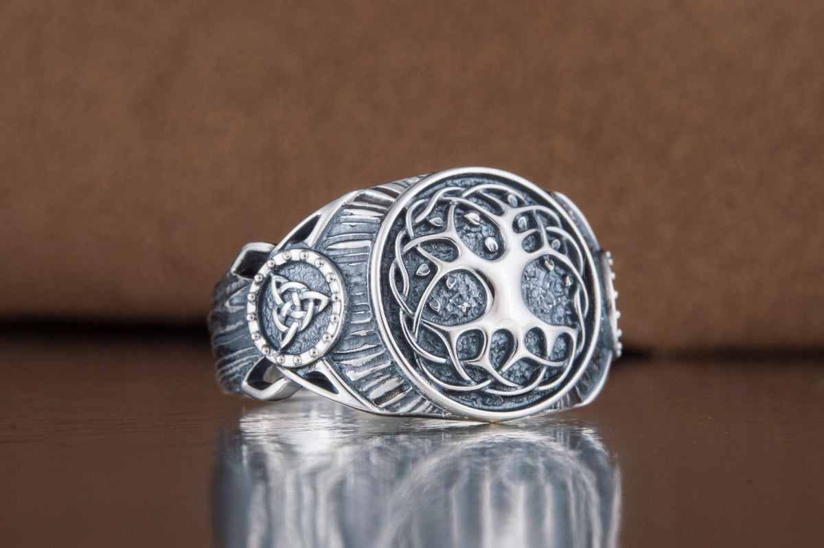 Bague Yggdrasil — Argent 925