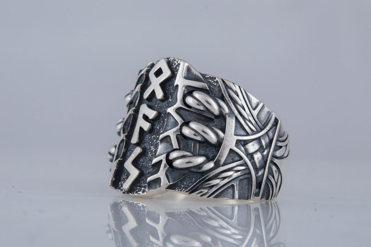 Bague Runique Massive — Argent 925