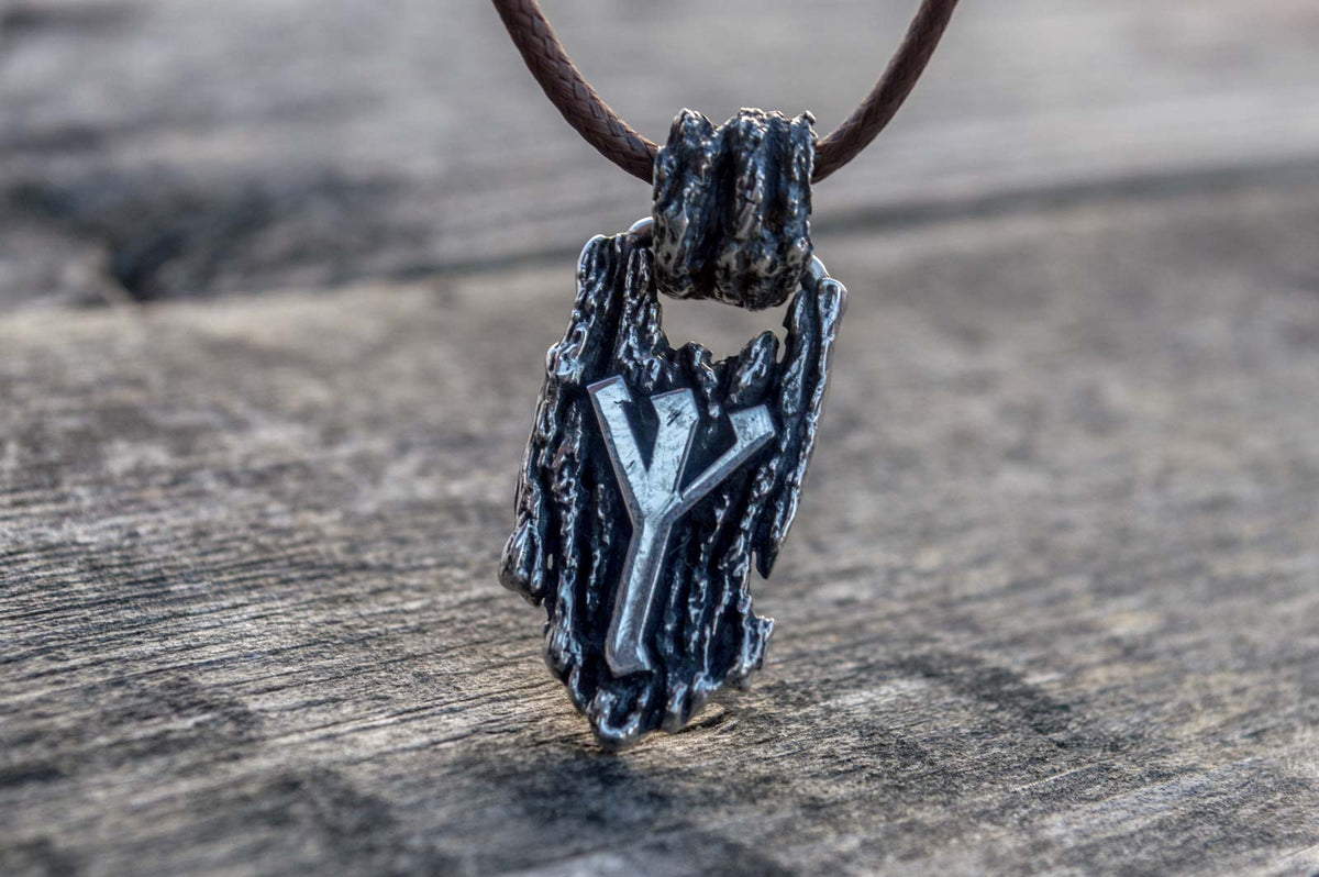 Pendentif Rune Runique — Argent 925