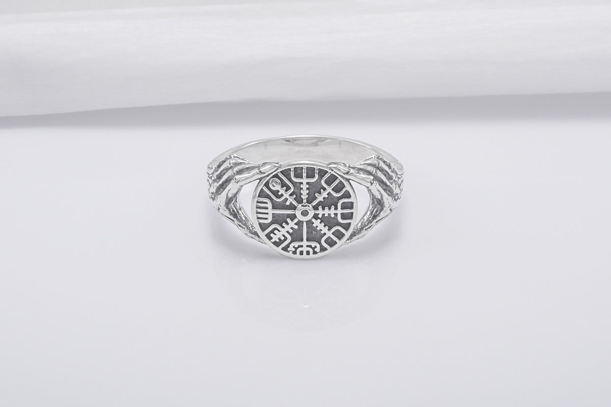 Bague Minimaliste Vegvisir — Argent 925