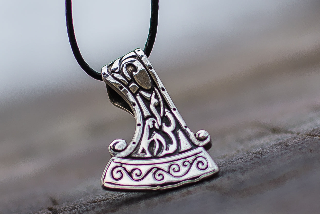 Pendentif Hache et Ornement Dazhbog — Argent 925