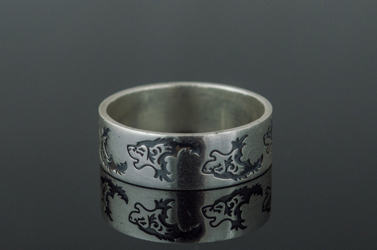 Bague Anneau Viking Knut — Argent 925