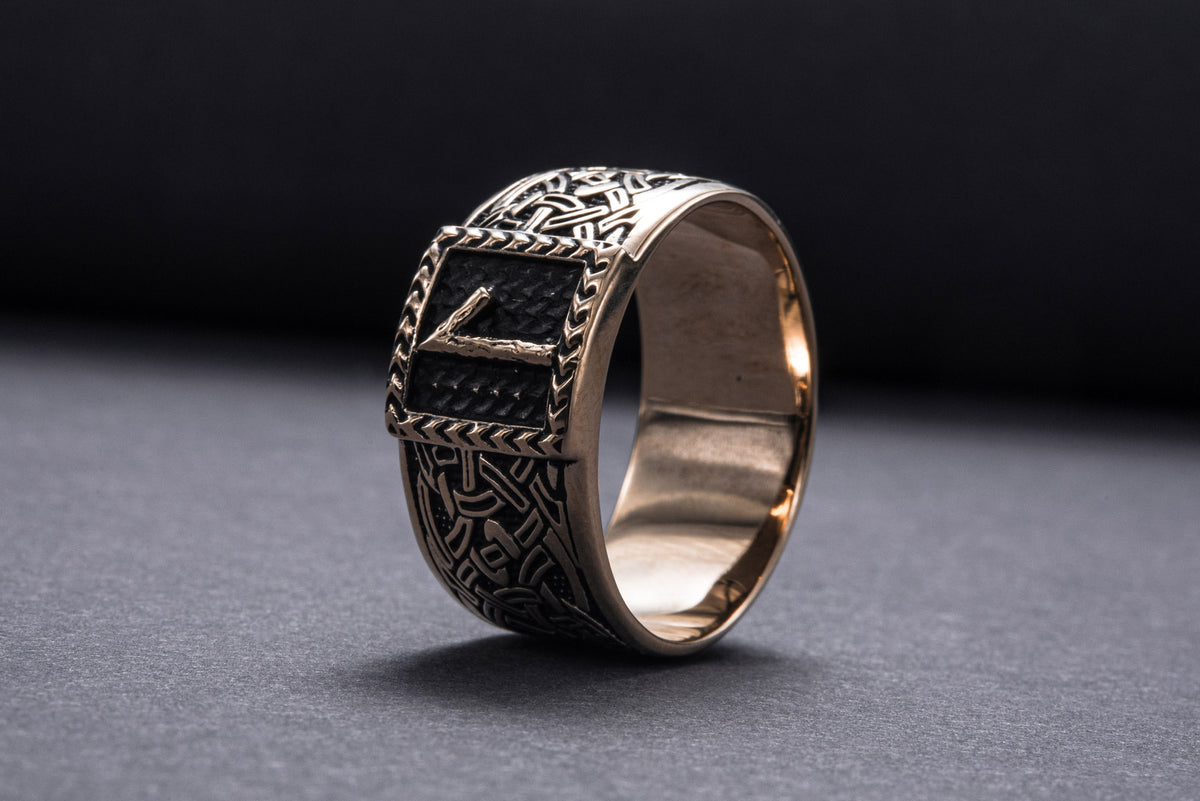 Bague Runique Sigrid — Bronze