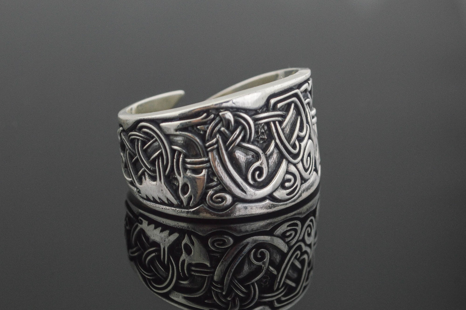 Bague Anneau Viking Torvald — Argent 925