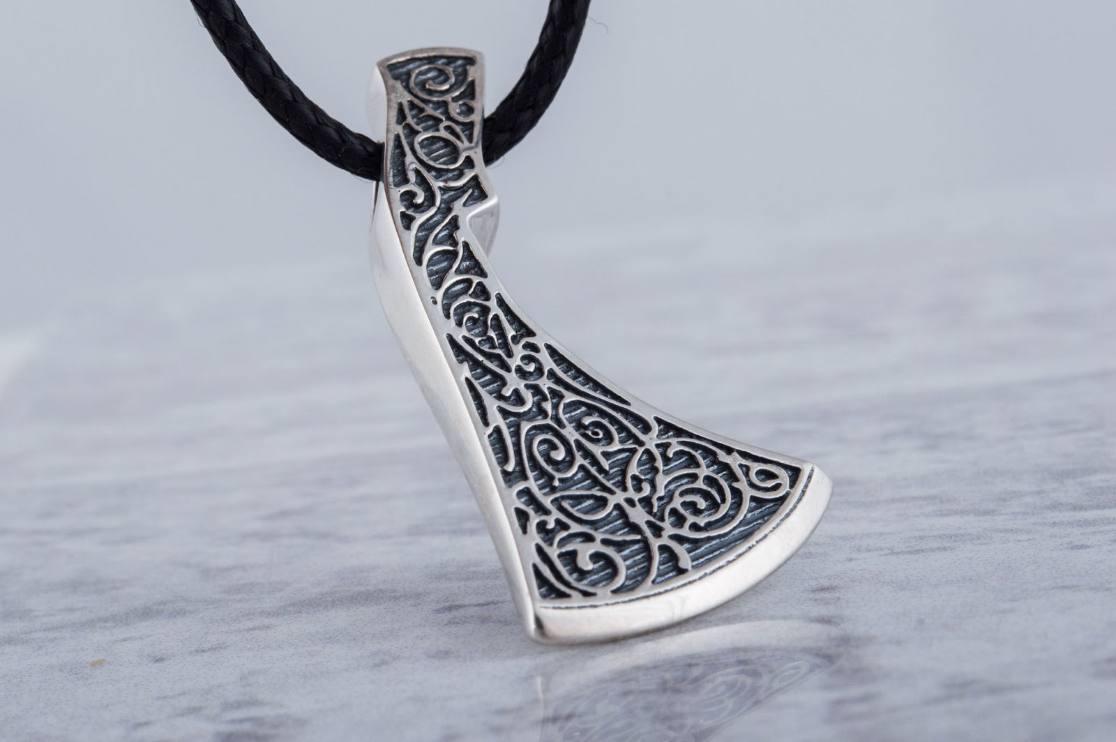 Pendentif Hache et Ornement Mokosh — Argent 925