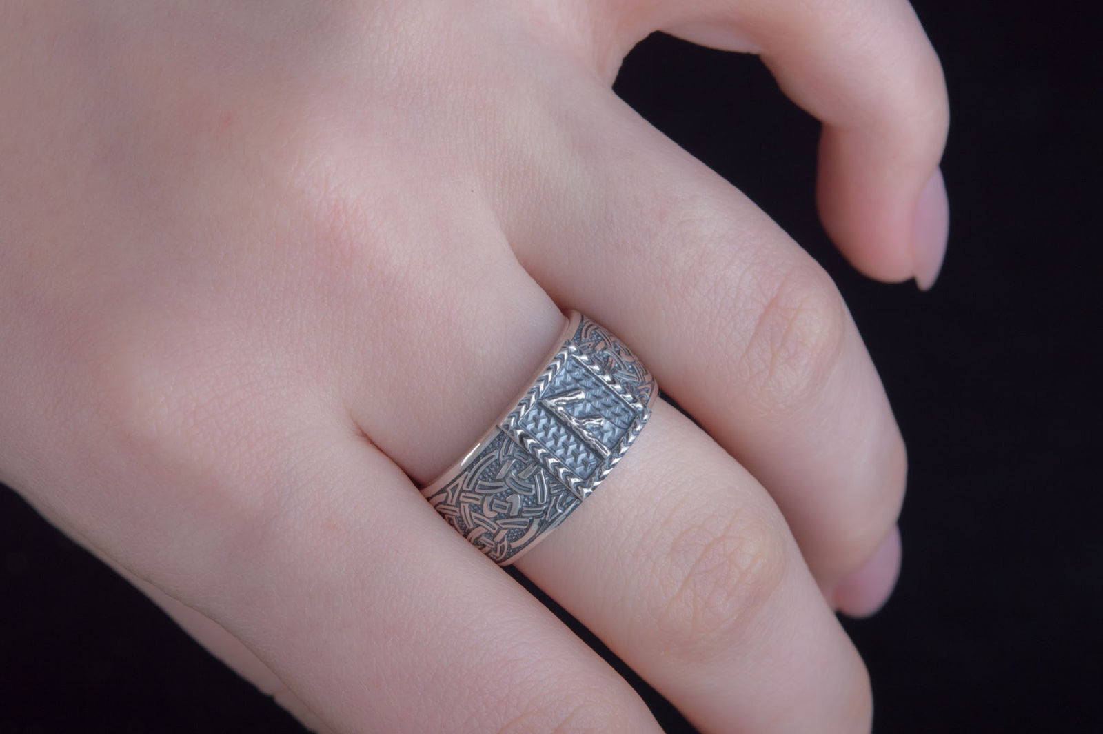 Bague Runique Bjorn — Argent 925
