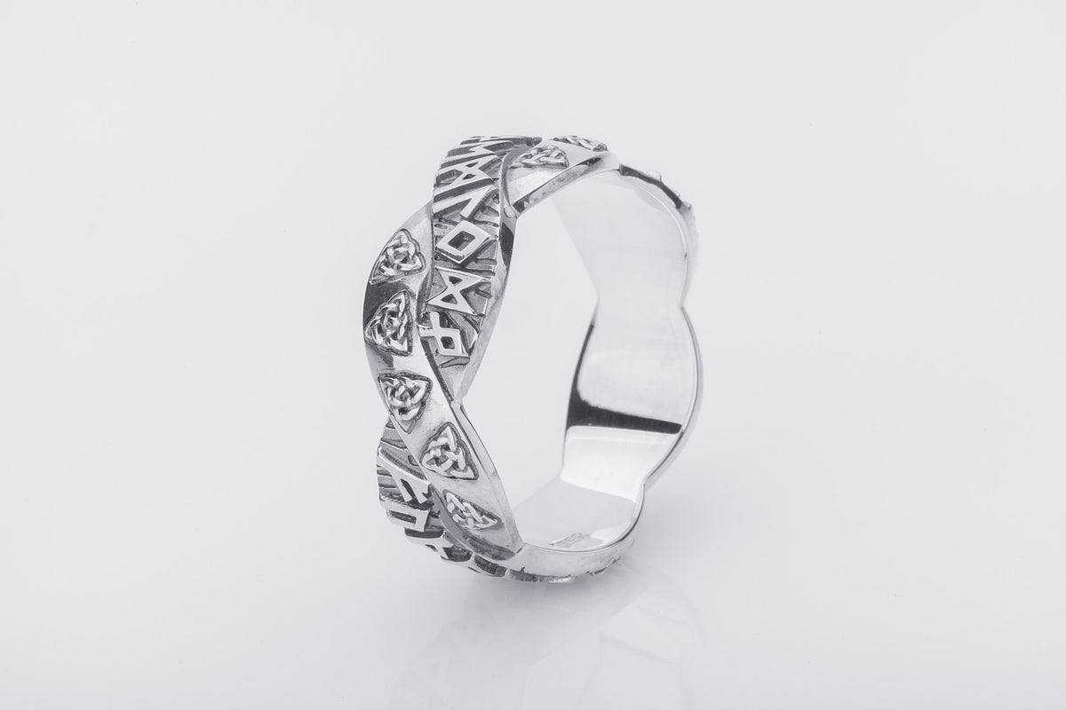 Bague Runique Gunnar — Argent 925