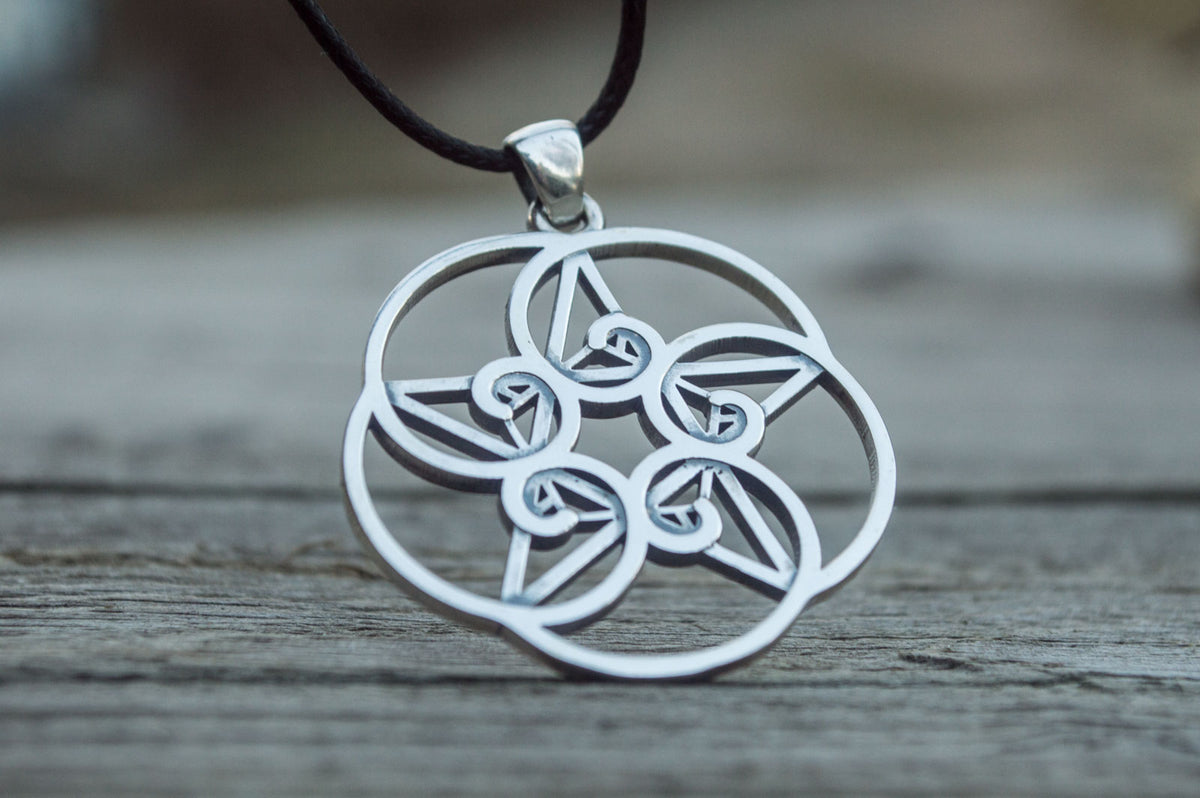 Pendentif Géométrique Bergthor — Argent 925