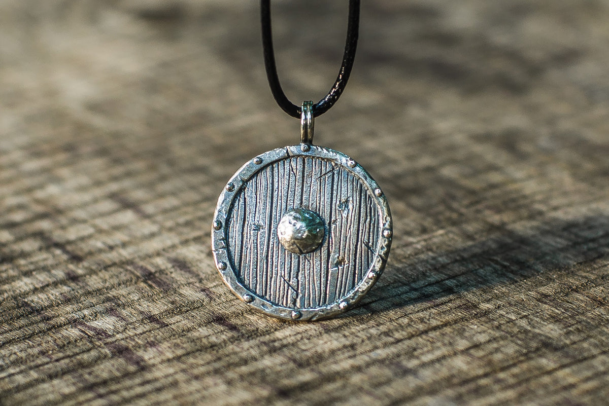 Pendentif Bouclier Arme — Argent 925