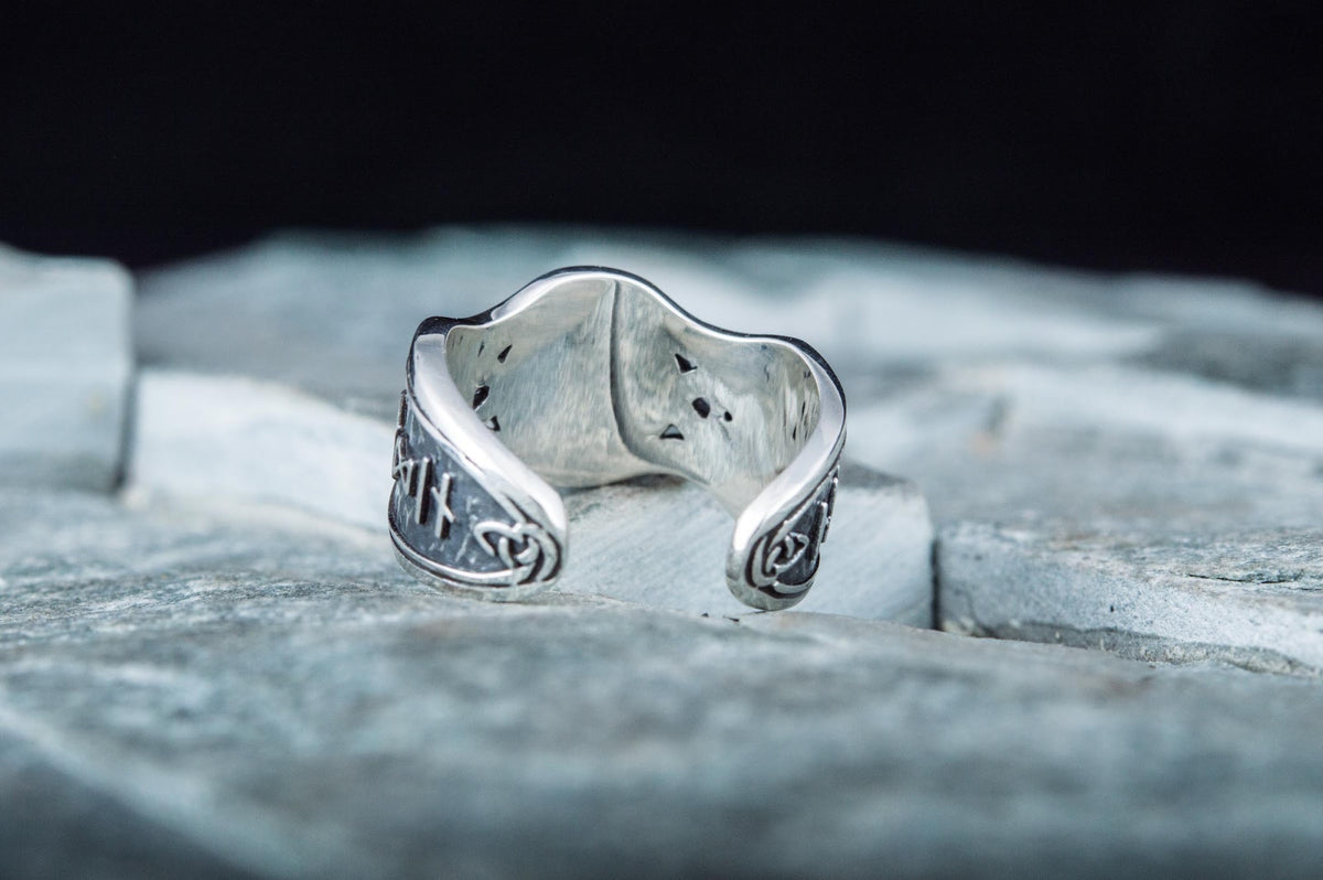 Bague Viking Salut à Odin — Argent 925