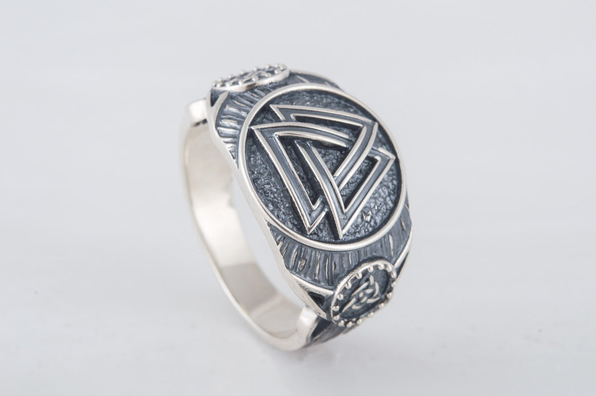 Bague Valknut Ivar — Argent 925