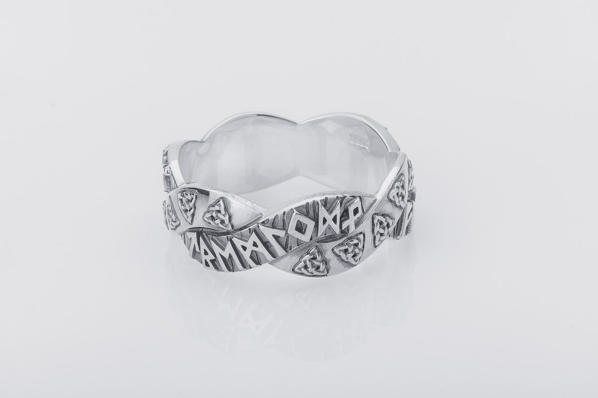 Bague Runique Gunnar — Argent 925
