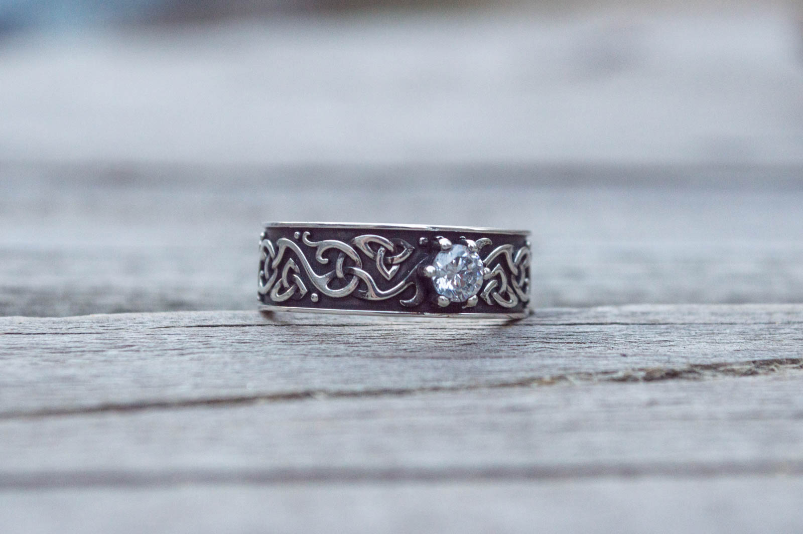 Bague Anneau Viking Einar — Argent 925