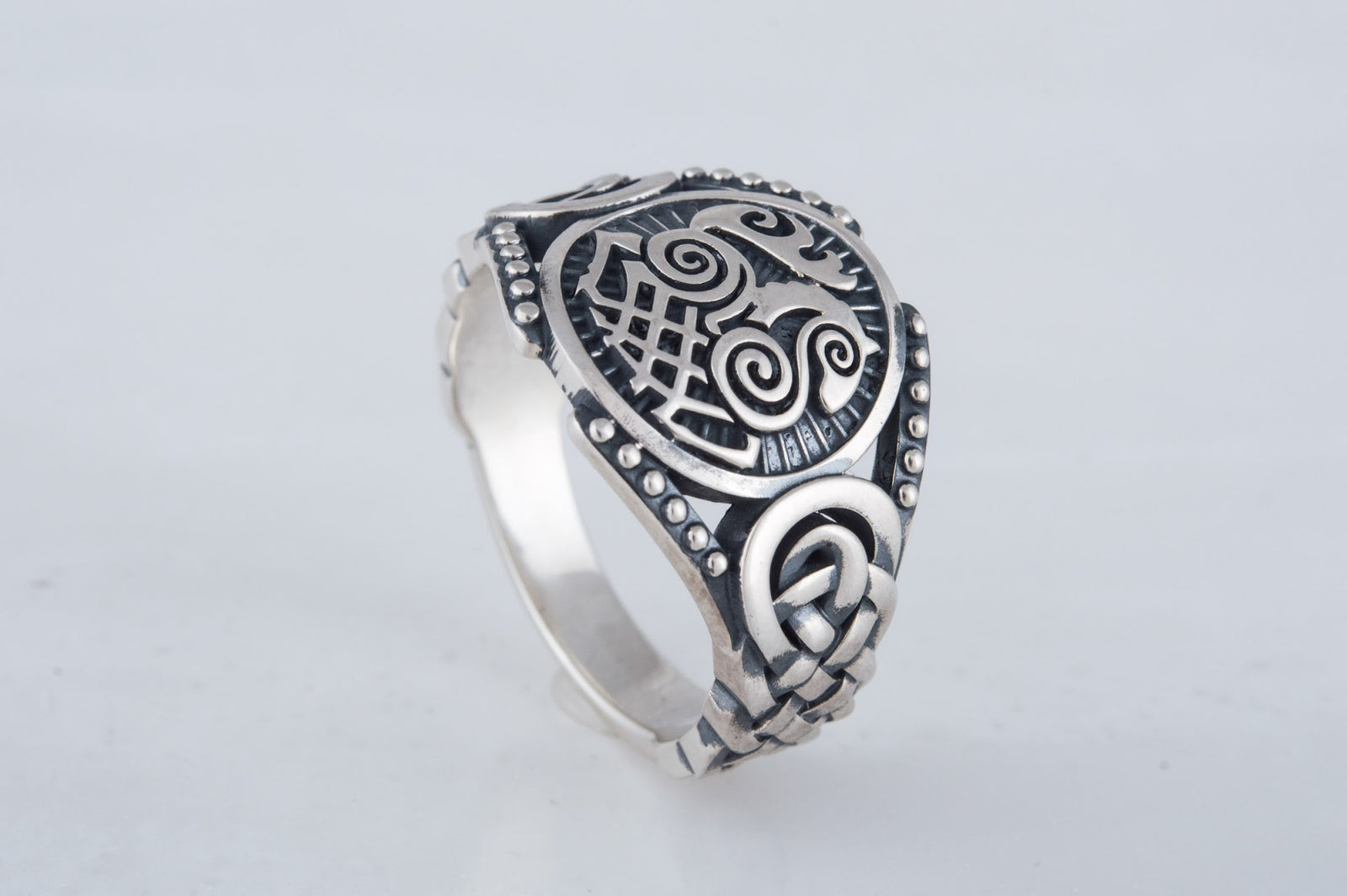 Bague Sleipnir et Ornement — Argent 925