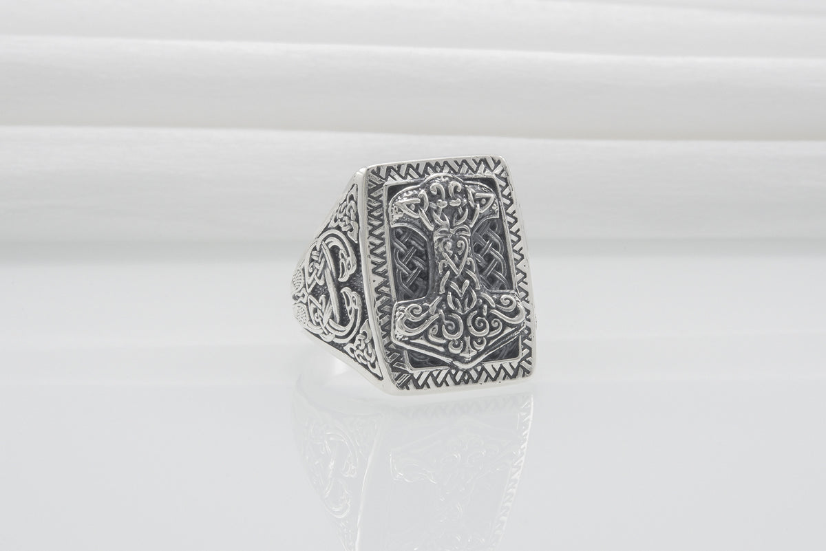 Bague Mjölnir et Chevalière — Argent 925