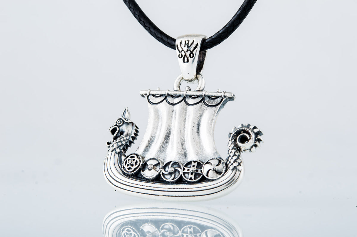 Pendentif Drakkar Bjorn — Argent 925
