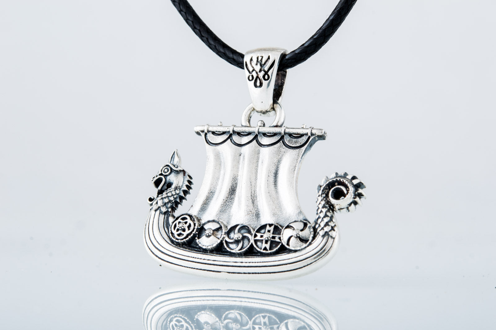 Pendentif Drakkar Bjorn — Argent 925