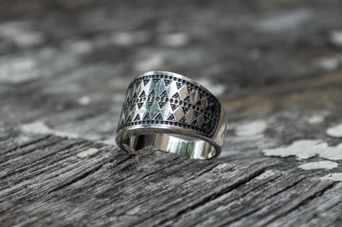 Bague Anneau Viking Erik — Argent 925