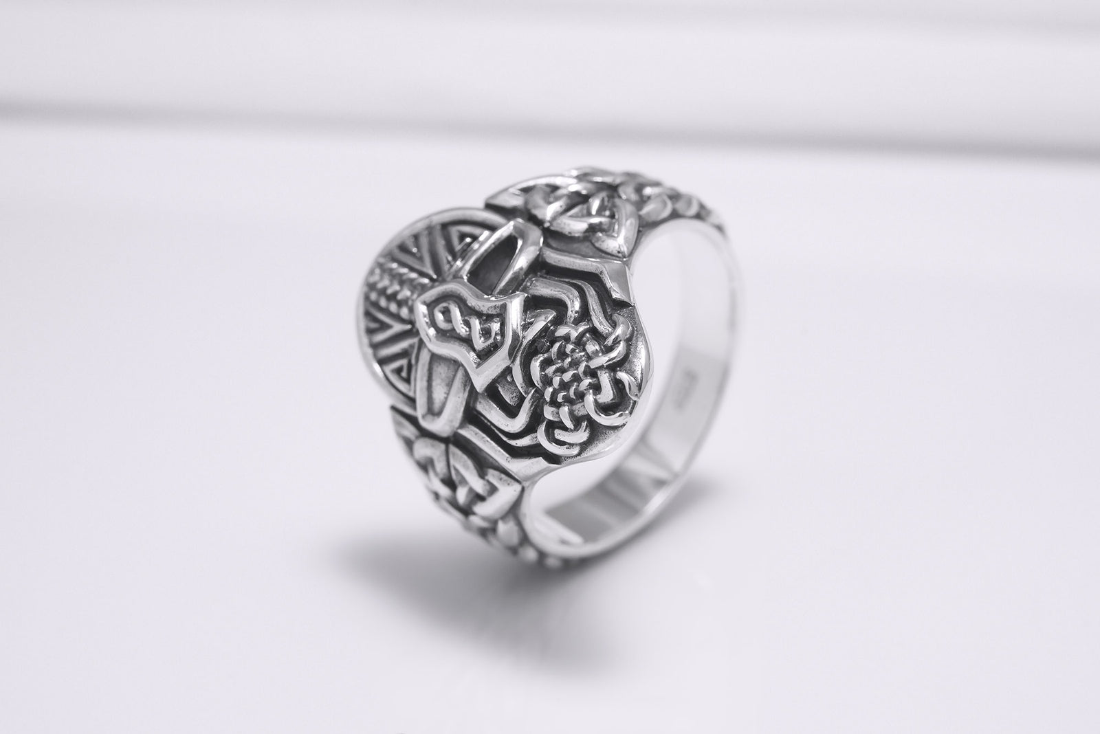 Bague Odin et Masque — Argent 925