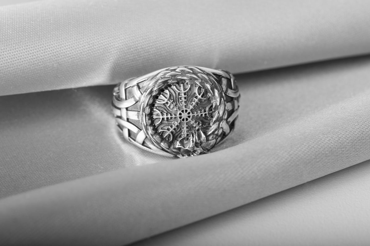 Bague Chevalière Viking Rollon — Argent 925