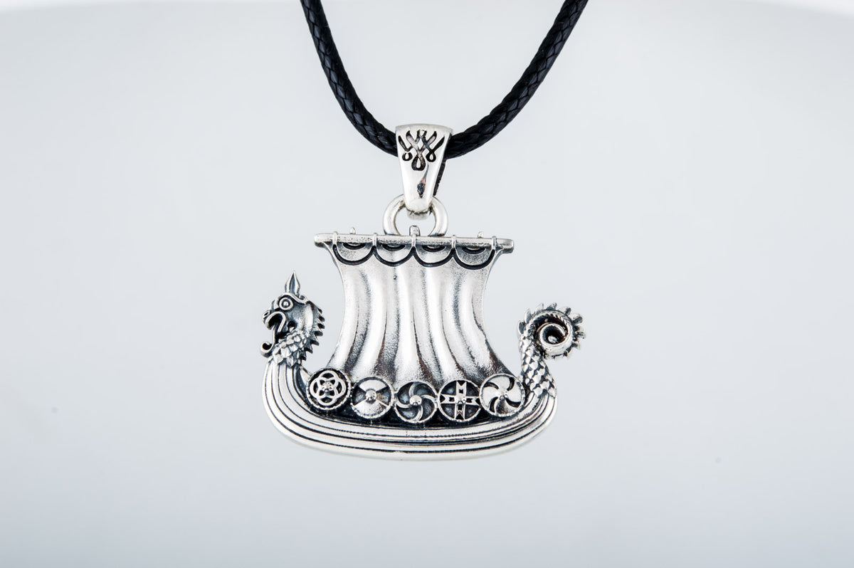 Pendentif Drakkar Bjorn — Argent 925