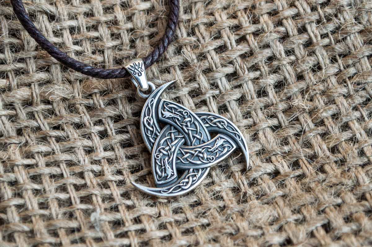 Pendentif Odin Viking — Argent 925