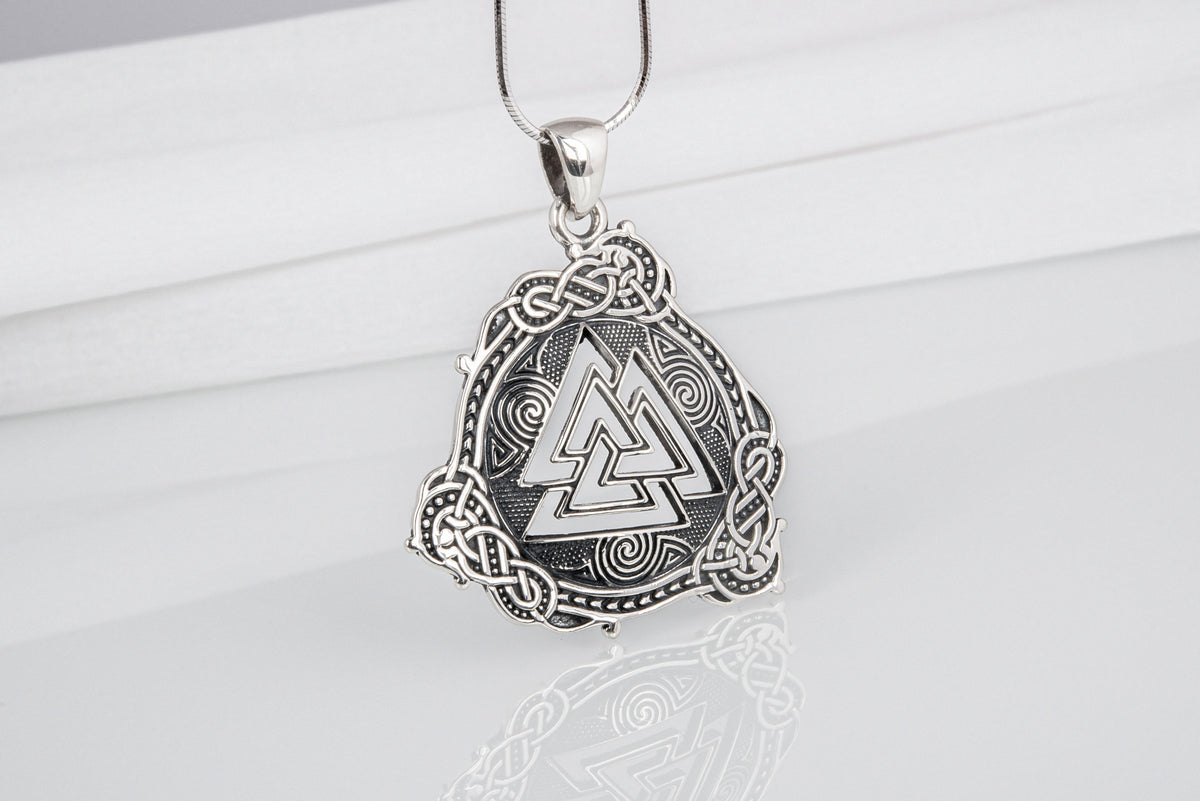 Pendentif Valknut et Ornement Ivar — Argent 925