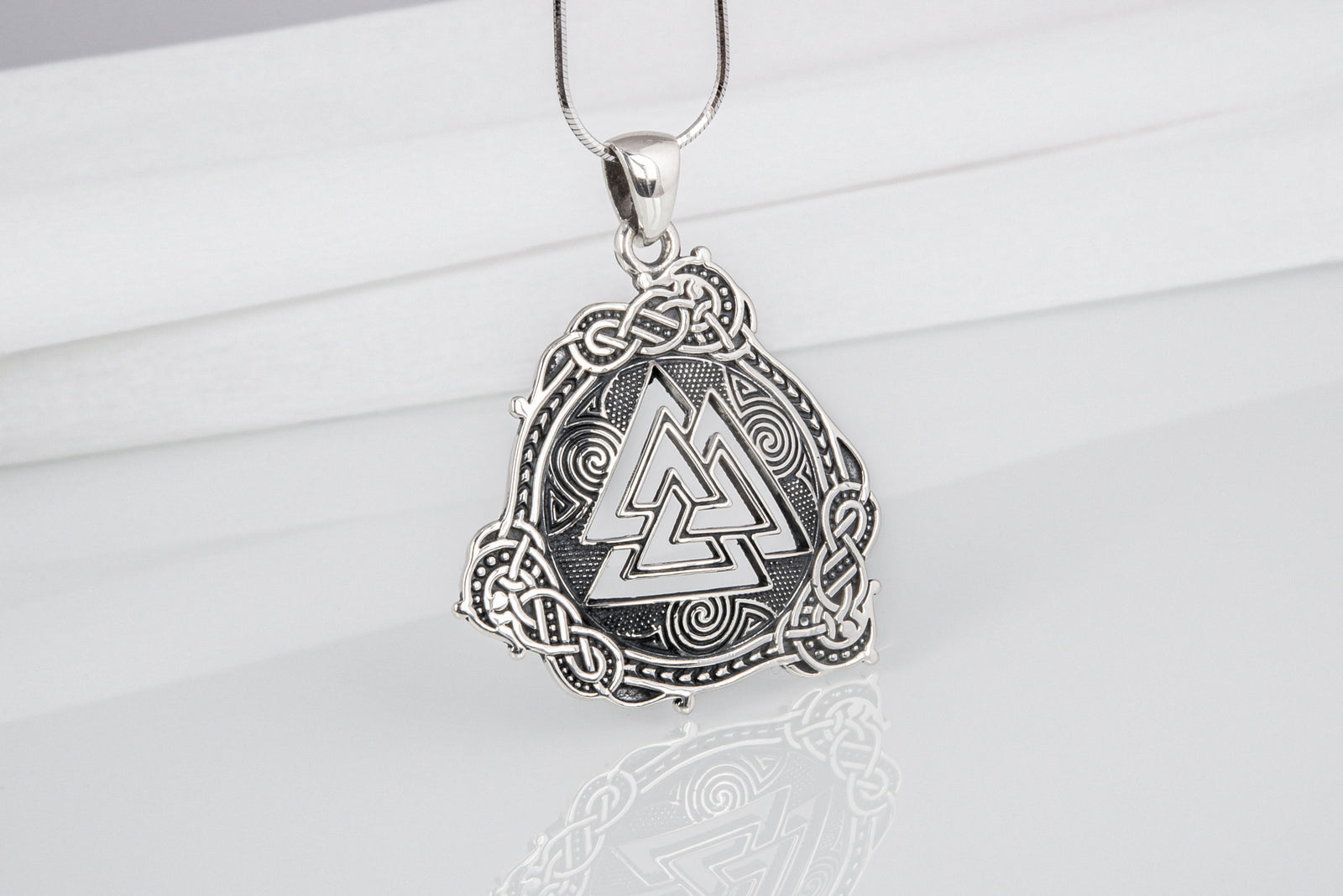Pendentif Valknut et Ornement Ivar — Argent 925